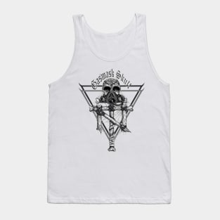 Gasmask Skull Tank Top